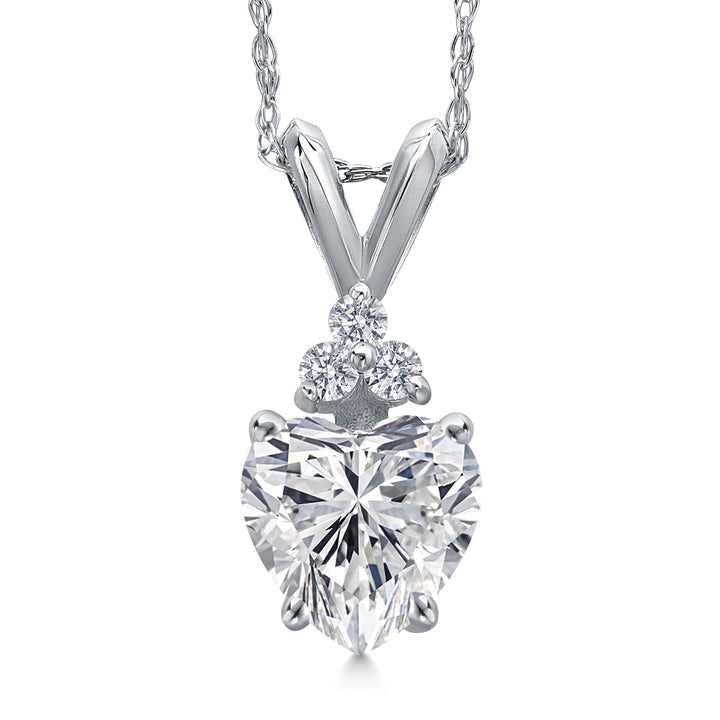 Pendant in 14K White Gold