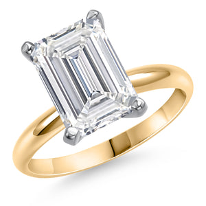 Ring in 14K Two Tone Gold