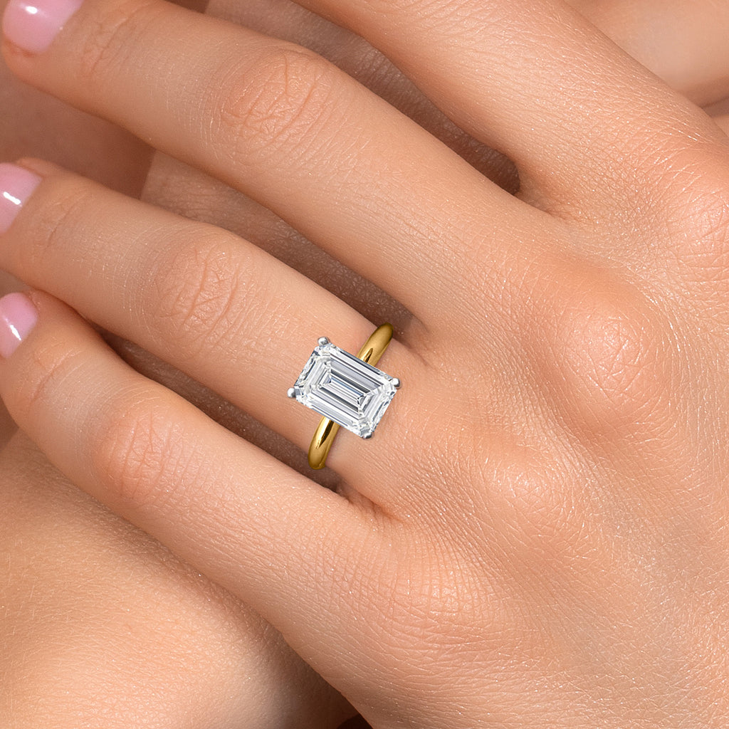 Ring in 14K Two Tone Gold