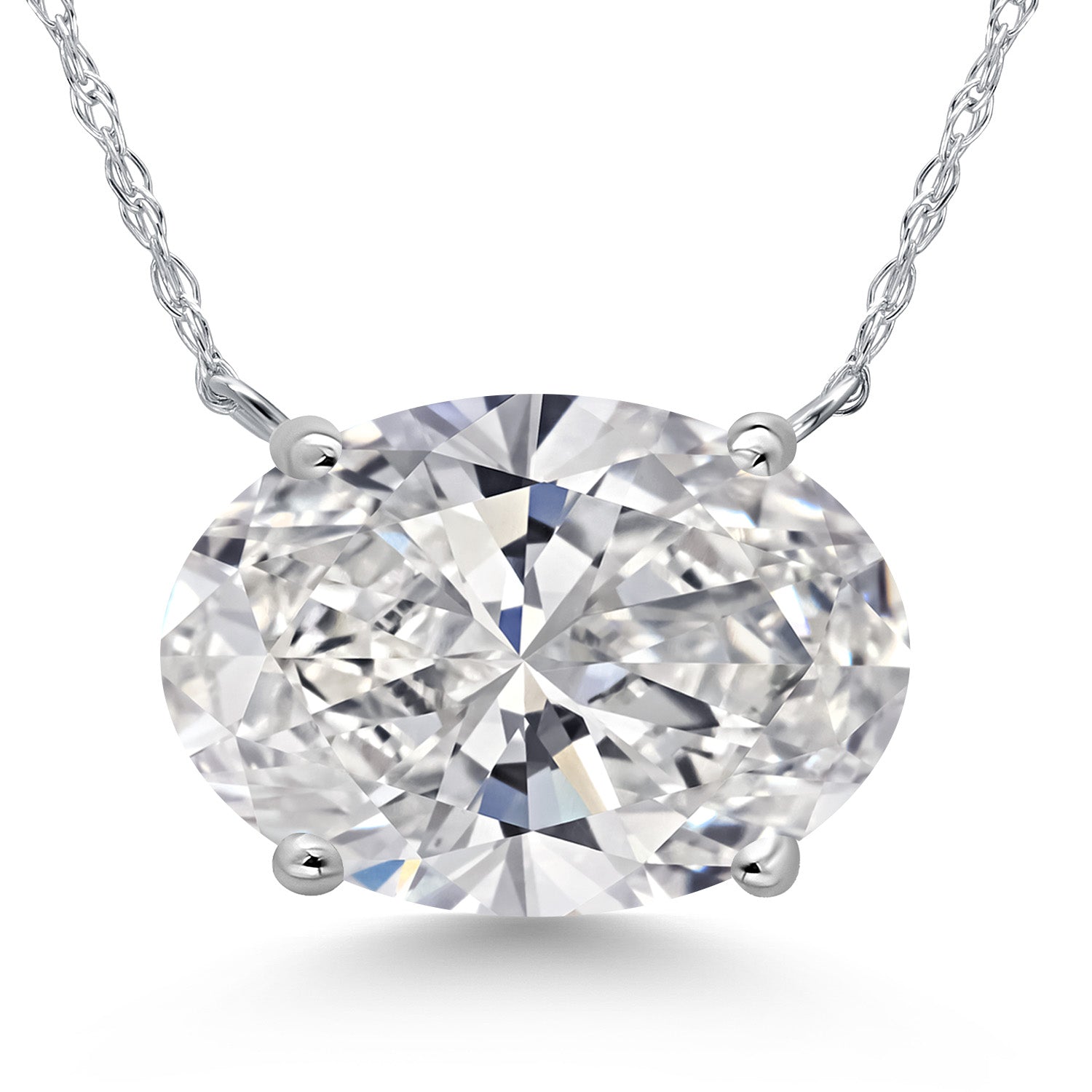 Pendant in 14K White Gold