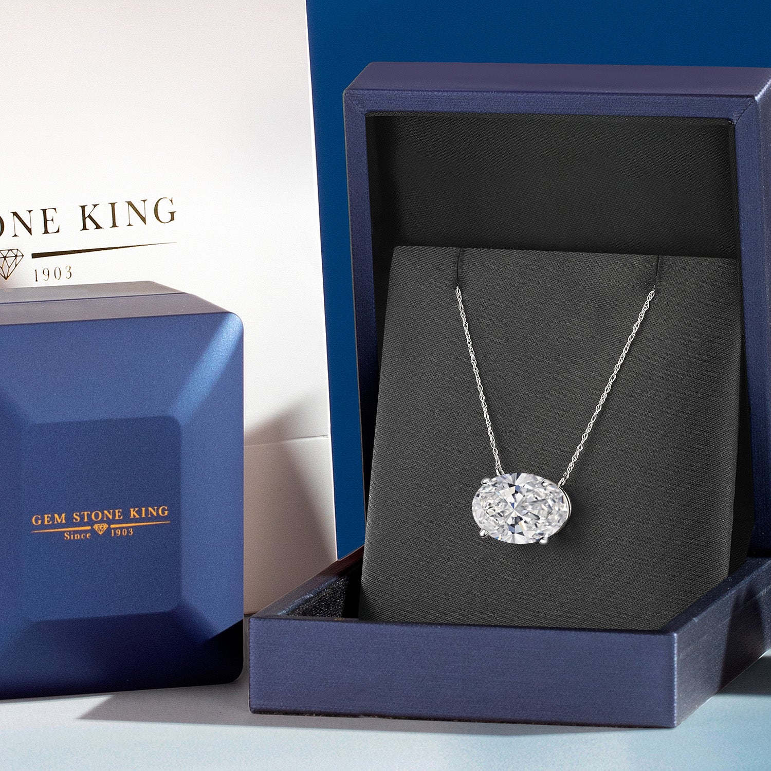 Pendant in 14K White Gold