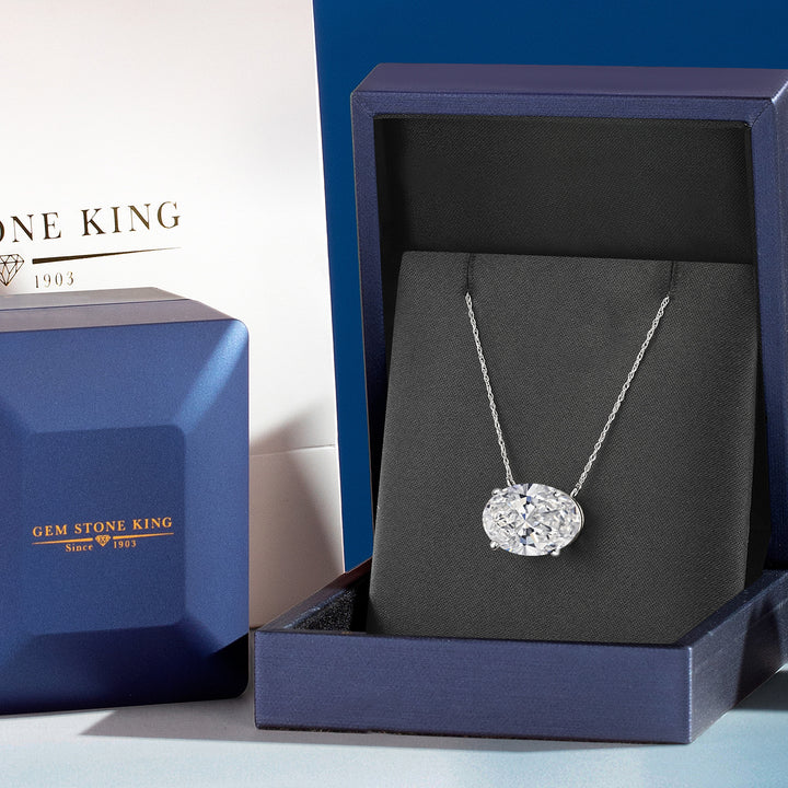 Pendant in 14K White Gold