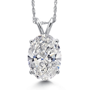 Lab Grown Diamond_Pendant in 14K White Gold