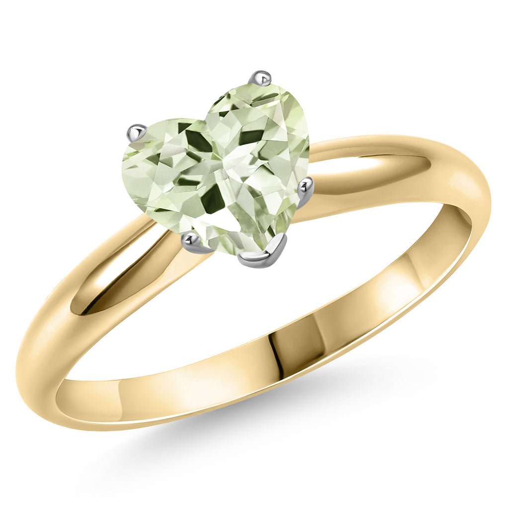 Prasiolite_9_Ring in 14K Two Tone Gold