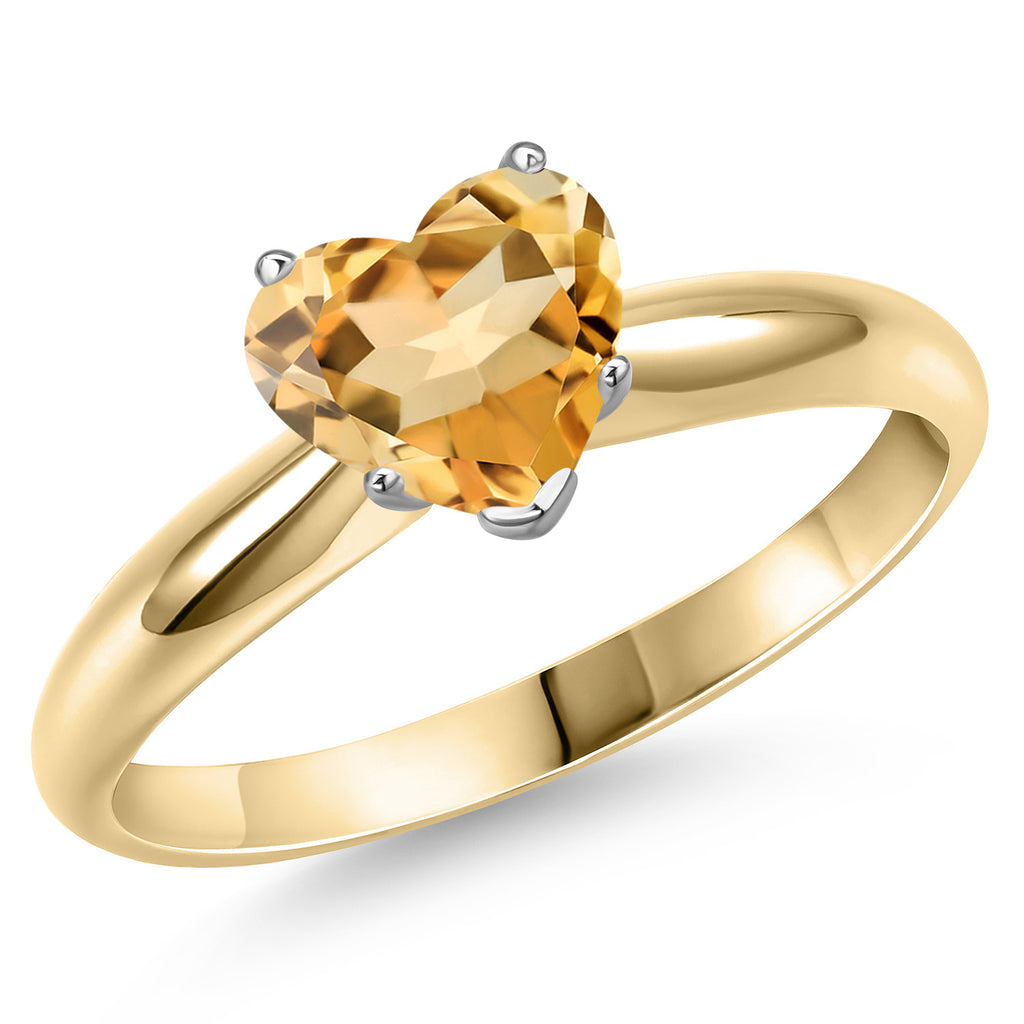 Citrine - November_9_Ring in 14K Two Tone Gold