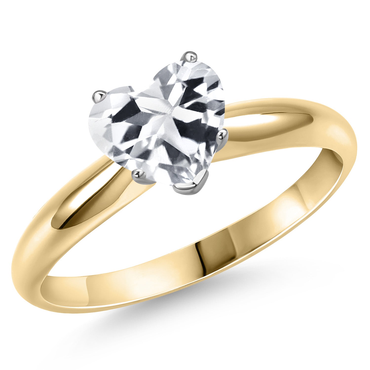 Ring in 14K Two Tone Gold