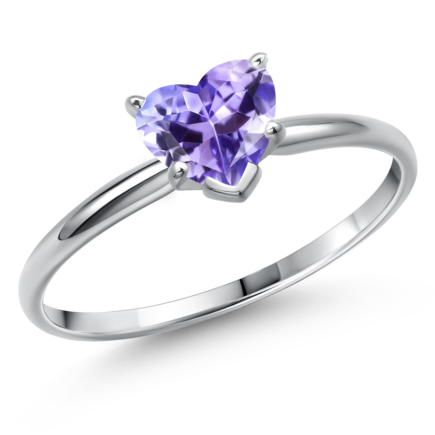 Tanzanite - December_9_Ring in 14K White Gold
