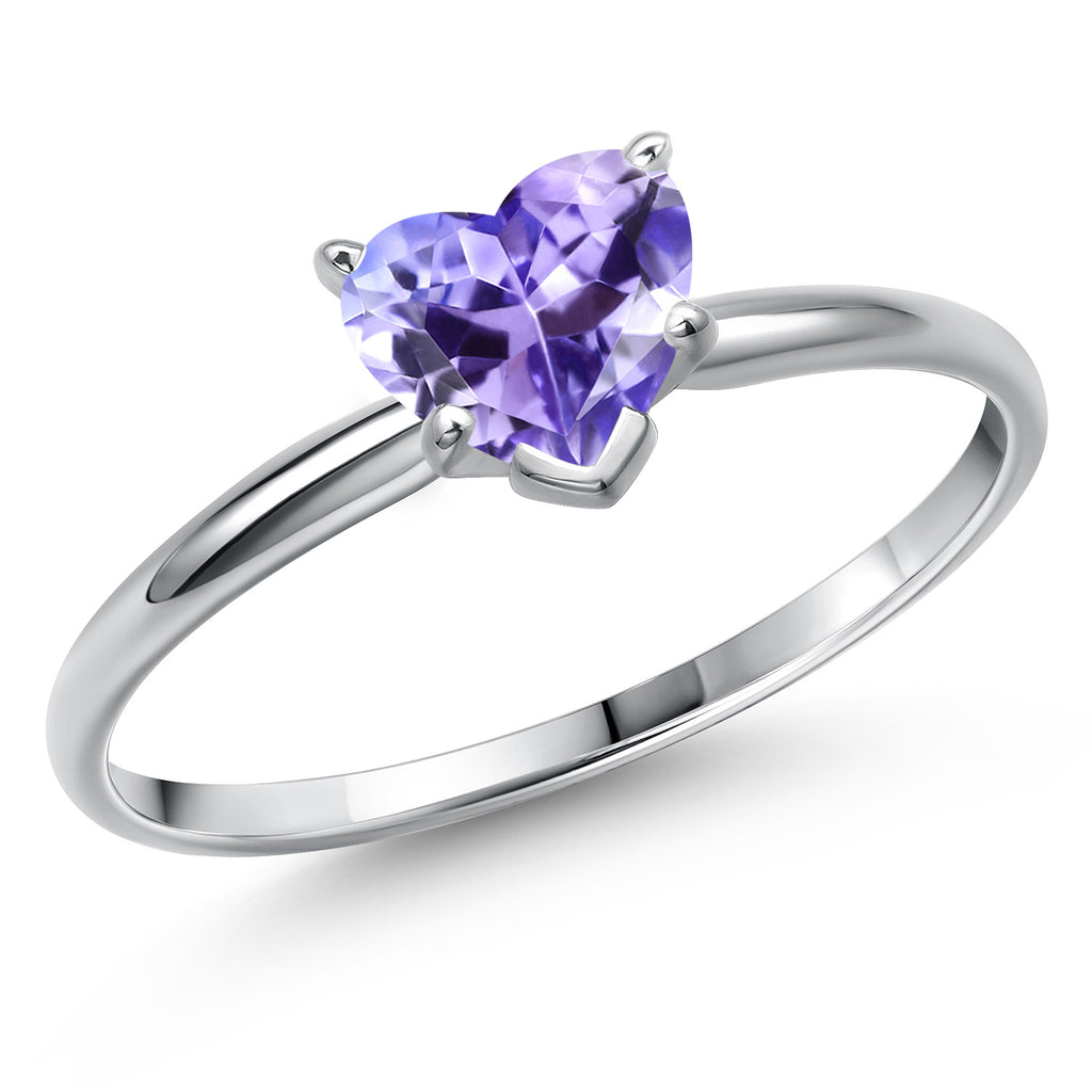 Tanzanite - December_5_Ring in 14K White Gold