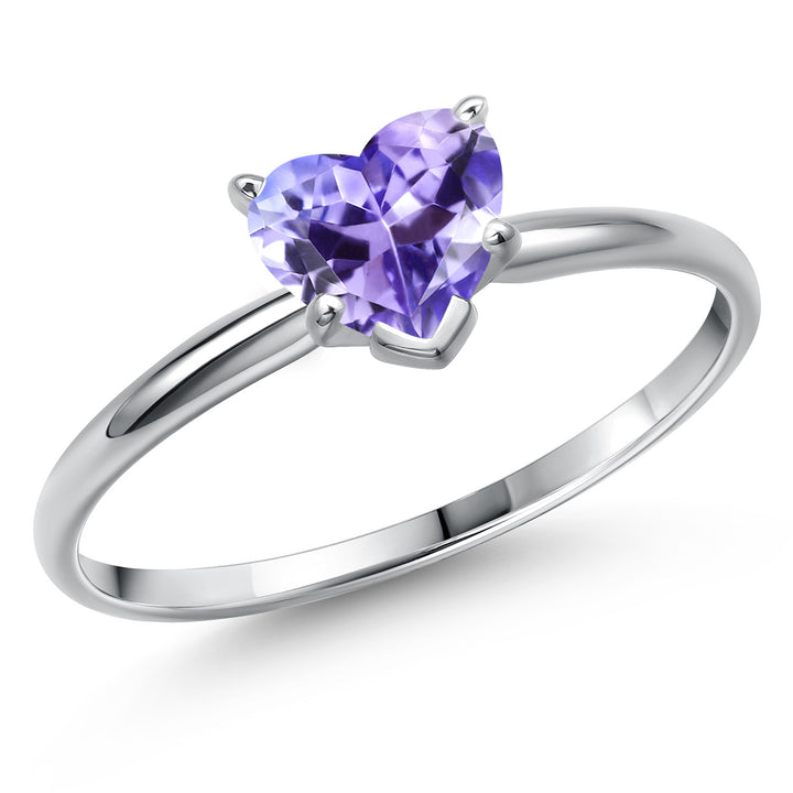Tanzanite - December_5_Ring in 14K White Gold