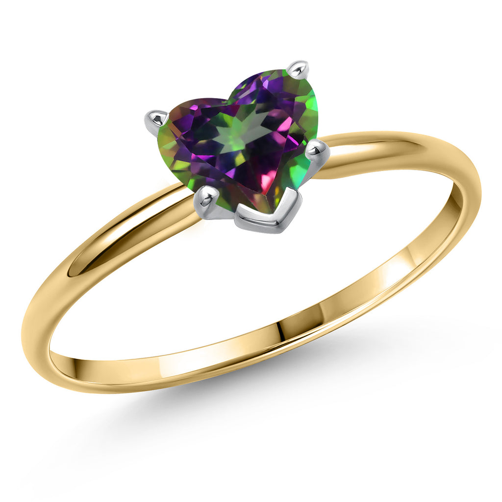 Green Mystic Topaz_8_Ring in 14K Two Tone Gold