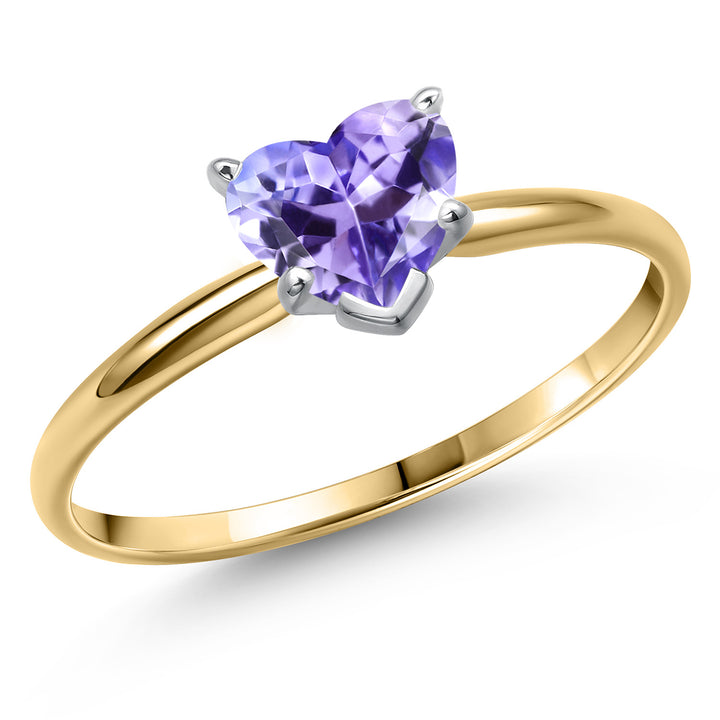 Tanzanite - December_5_Ring in 14K Two Tone Gold