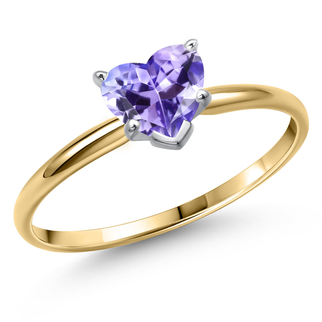Tanzanite - December_8_Ring in 14K Two Tone Gold