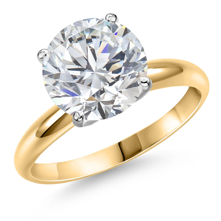 4.00 Ct IGI Certified Lab Grown Diamond Solitaire Engagement Ring For Women In 14K Gold Ring | Round Cut | F-G Color | VS1 Clarity | Available In Size 5, 6, 7, 8, 9