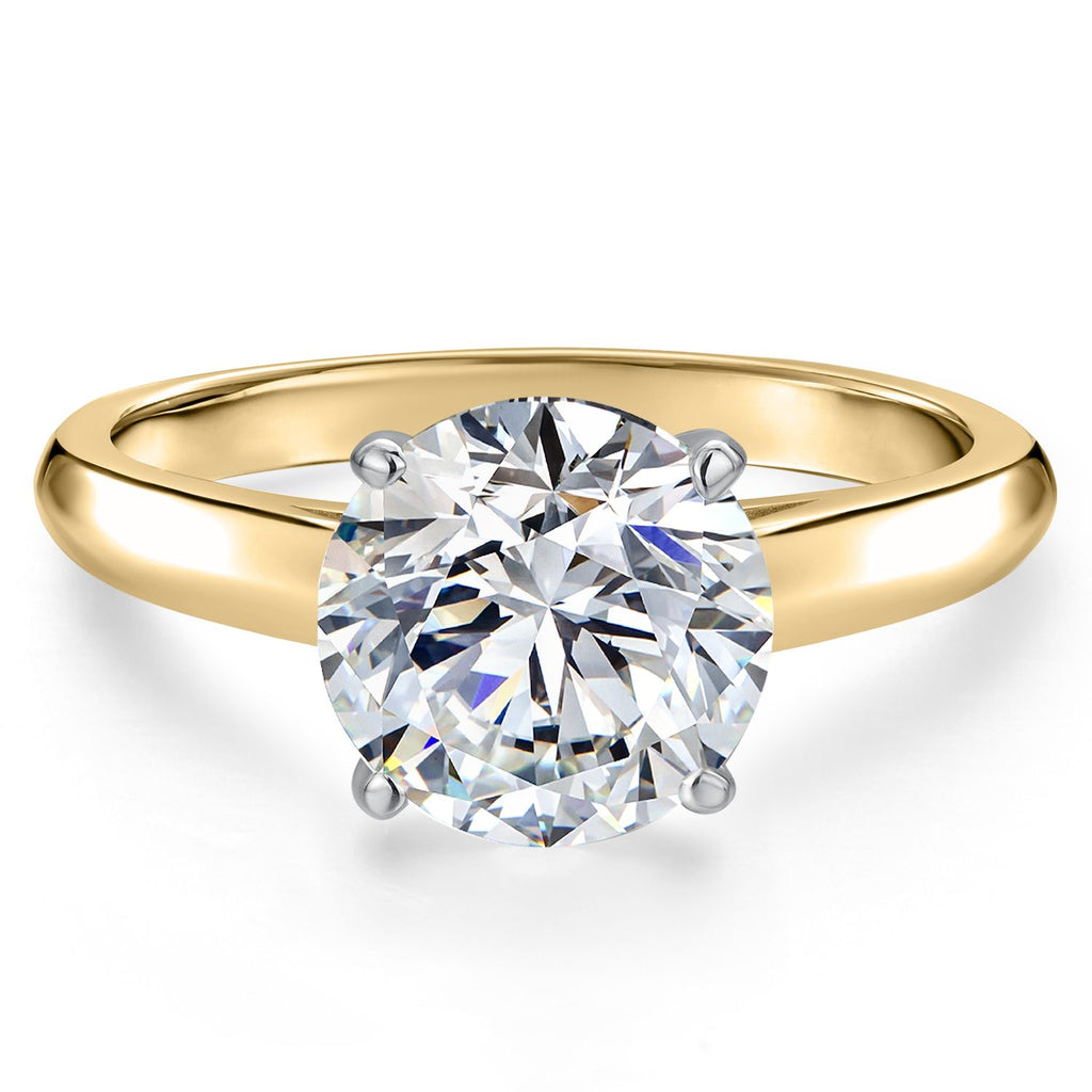 Lab Grown Diamond_5_Ring in 14K Two Tone Gold