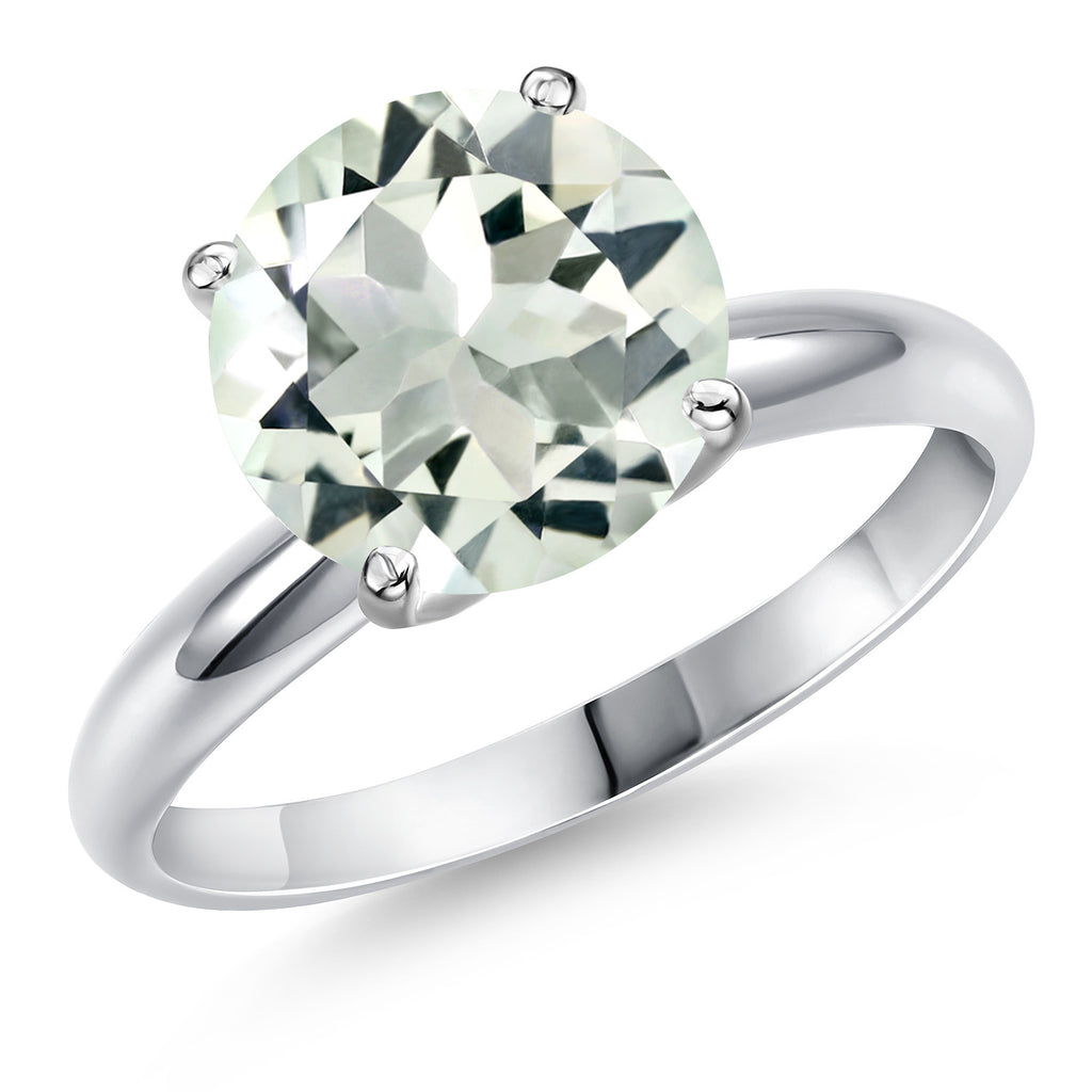 Prasiolite_9_Ring in 14K White Gold