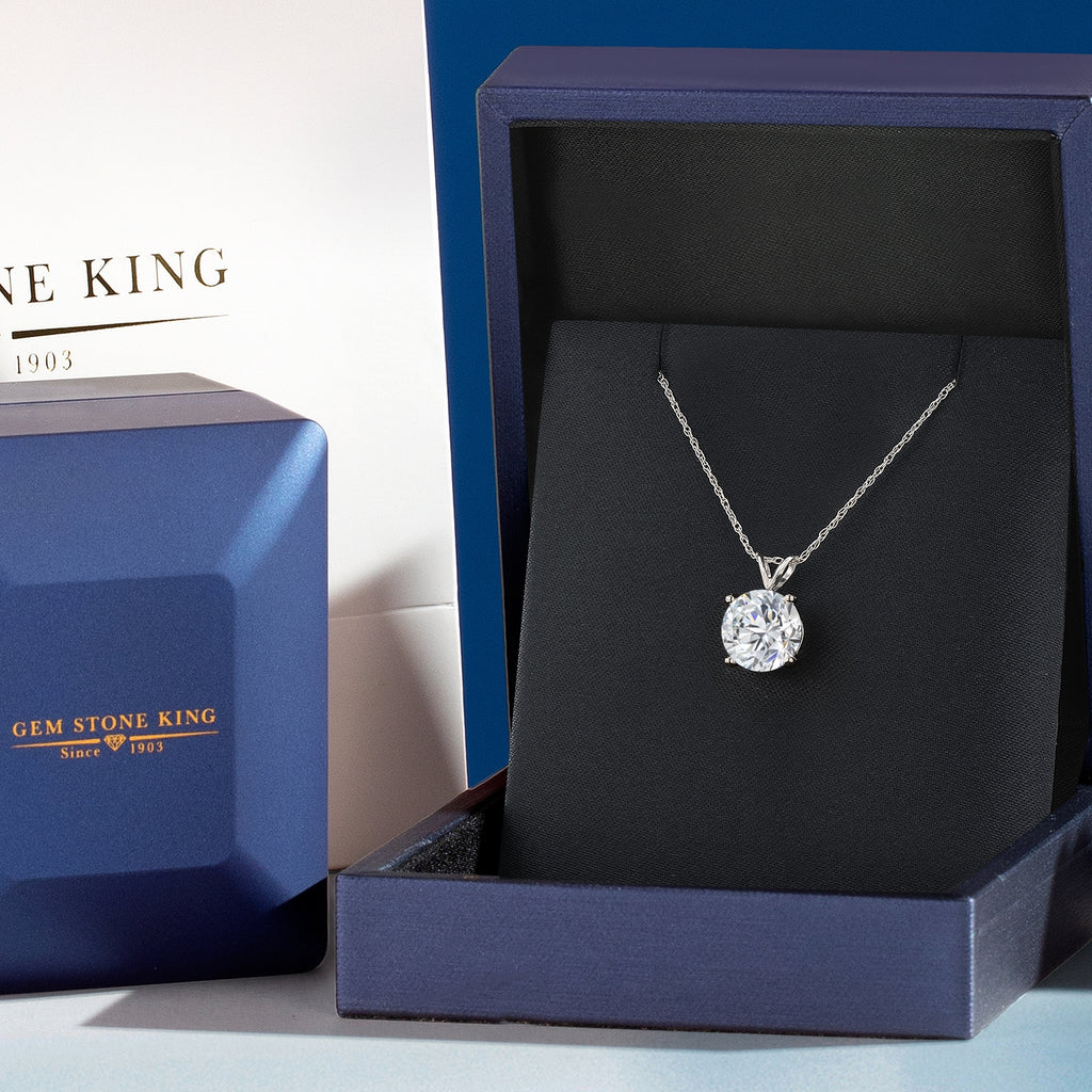 Lab Grown Diamond_Pendant in 14K White Gold