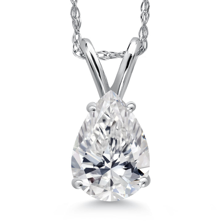 0.70 Carat_White Gold_Pendant in 14K White Gold