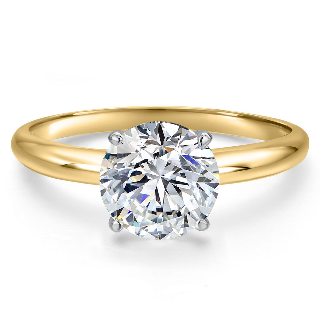 Lab Grown Diamond_5_Ring in 14K Two Tone Gold