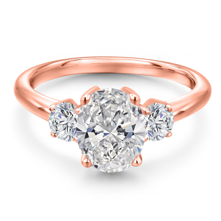 Ring in 925 Rose Gold Plated Silver