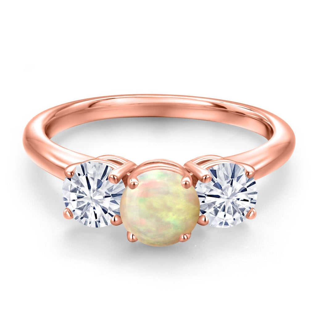 Ring in 925 Rose Gold Plated Silver