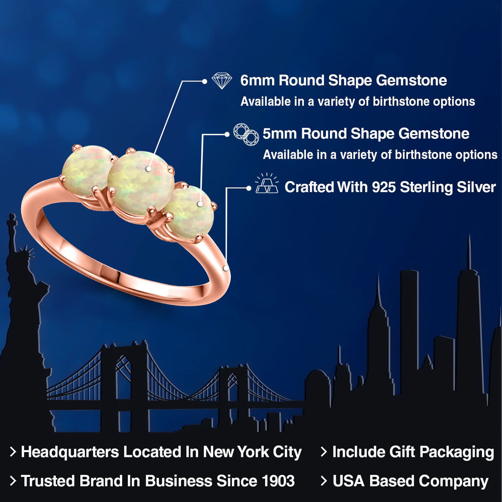 Ring in 925 Rose Gold Plated Silver