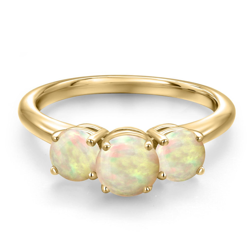 Ring in 925 Yellow Gold Plated Silver