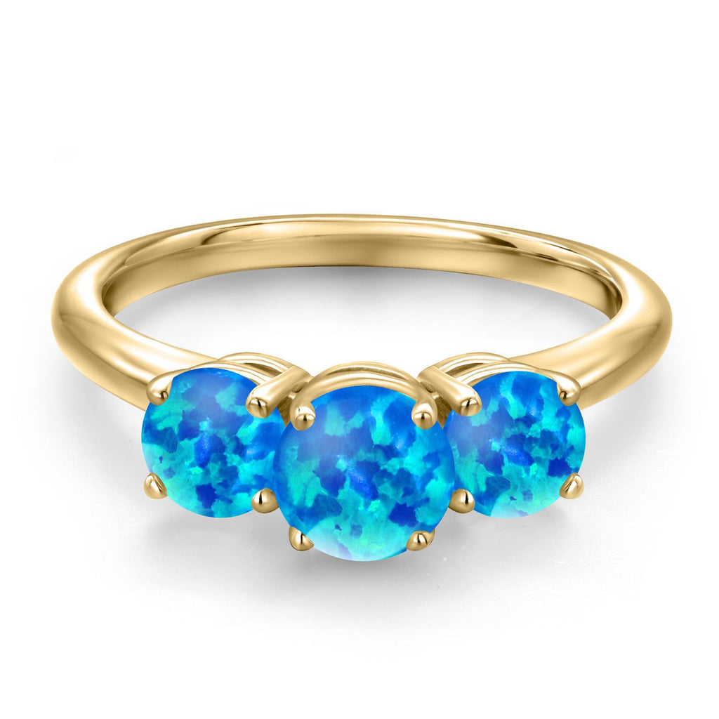 Ring in 925 Yellow Gold Plated Silver