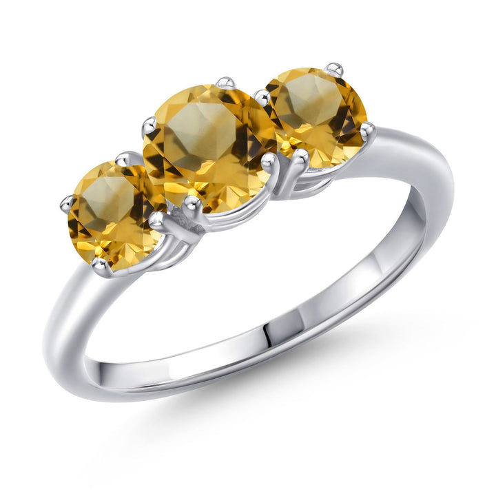 Citrine - November_5_Ring in 925 Sterling Silver