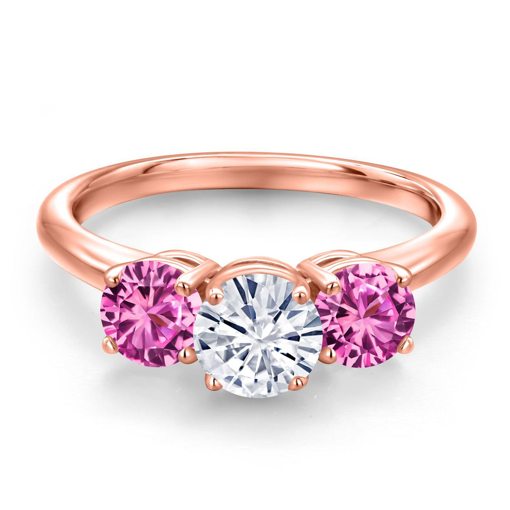 Ring in 925 Rose Gold Plated Silver