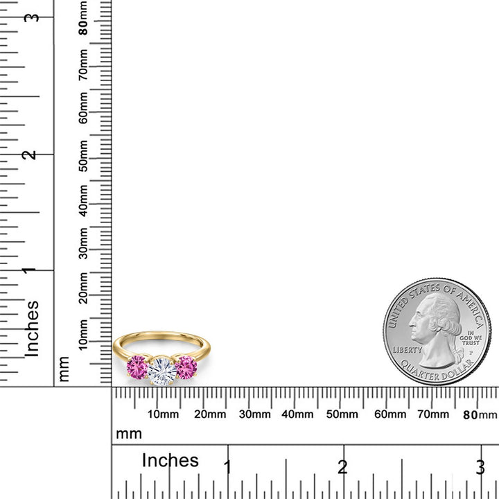 Ring in 925 Yellow Gold Plated Silver