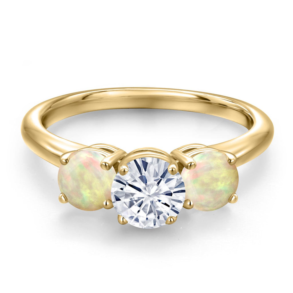 Ring in 925 Yellow Gold Plated Silver