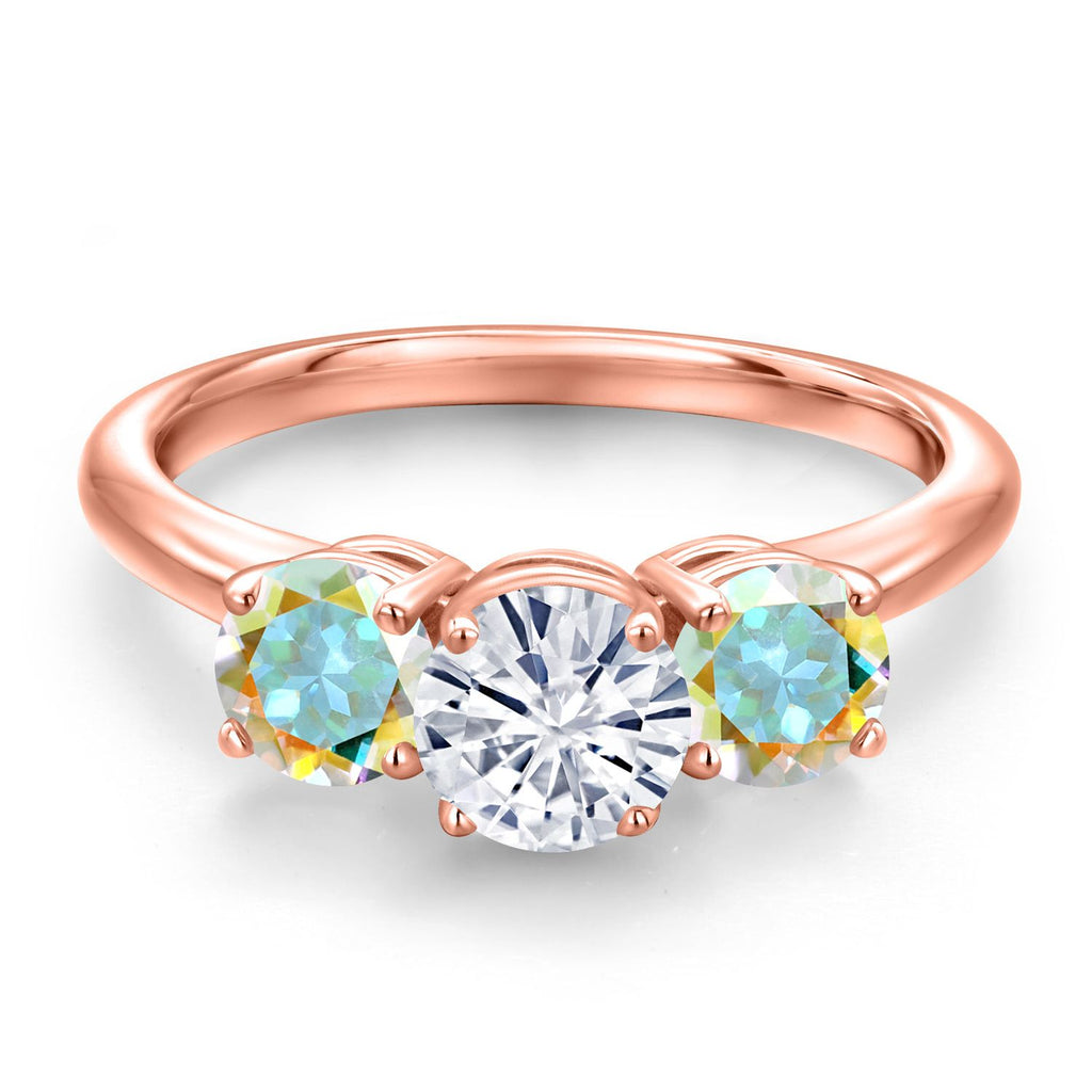 Ring in 925 Rose Gold Plated Silver