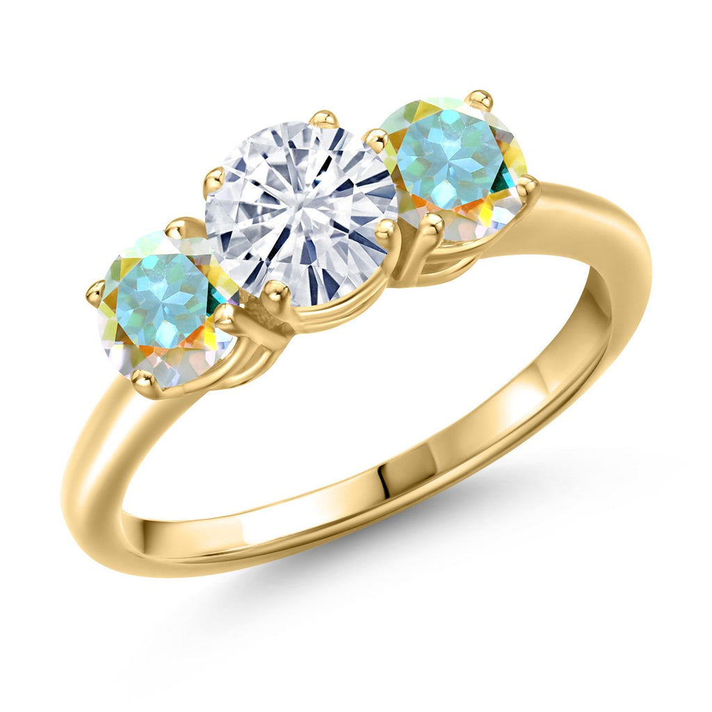 Ring in 925 Yellow Gold Plated Silver