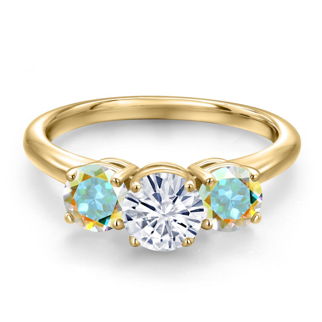 Ring in 925 Yellow Gold Plated Silver