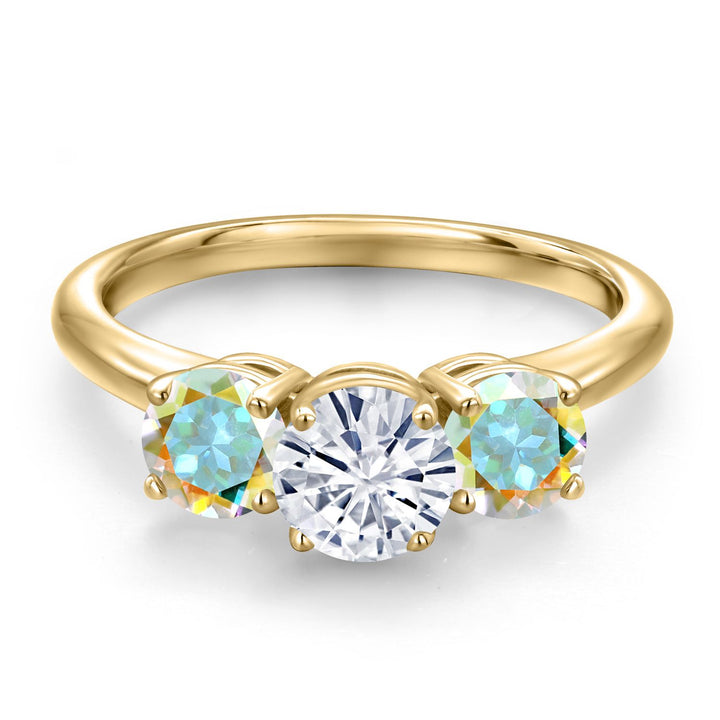 Ring in 925 Yellow Gold Plated Silver