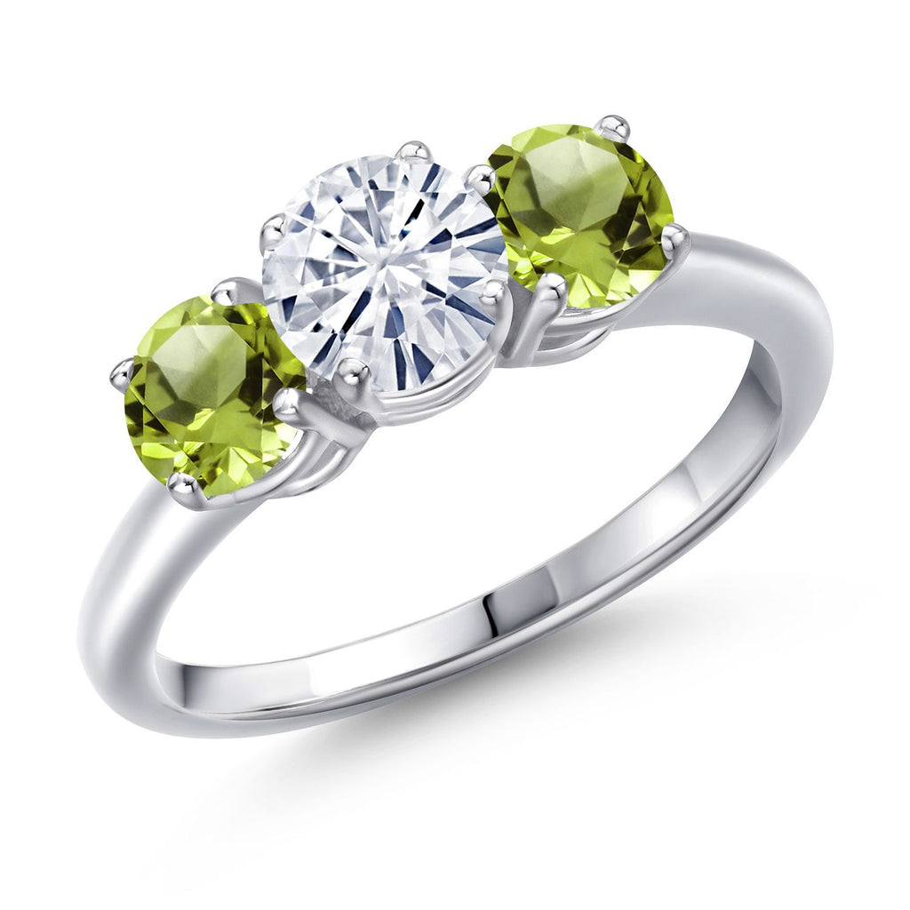 Peridot - August_5_Ring in 925 Sterling Silver