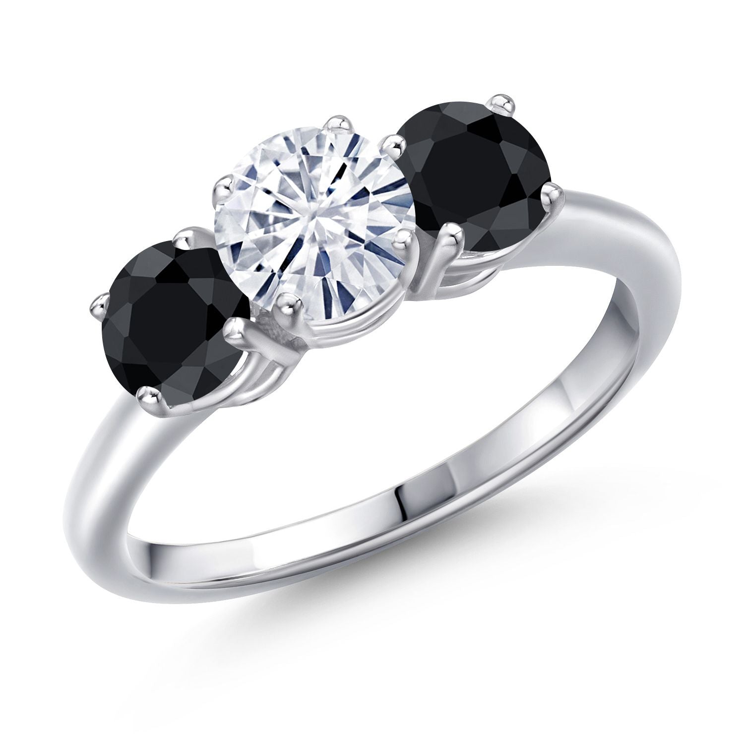 Black Sapphire - September_6_Ring in 925 Sterling Silver