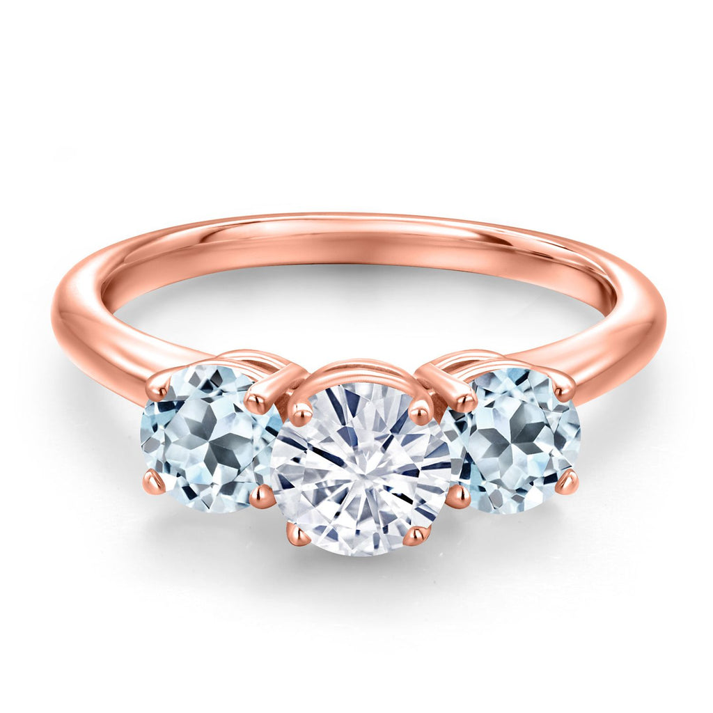 Ring in 925 Rose Gold Plated Silver