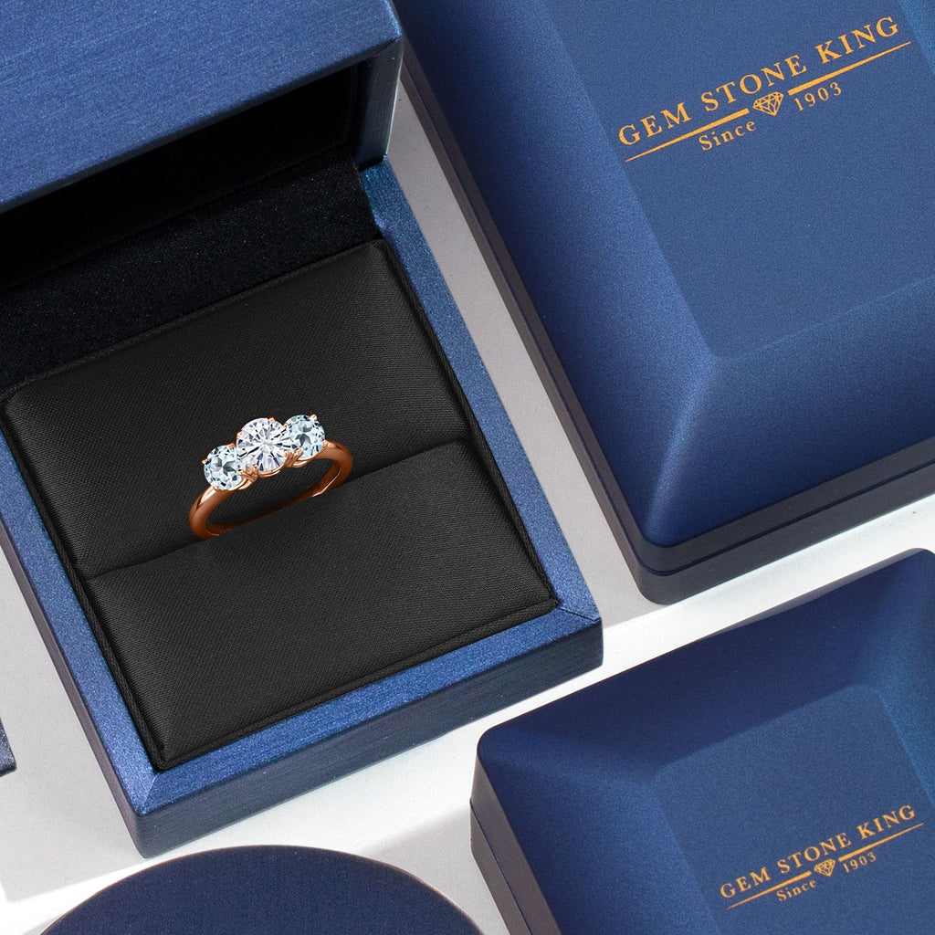 Ring in 925 Rose Gold Plated Silver