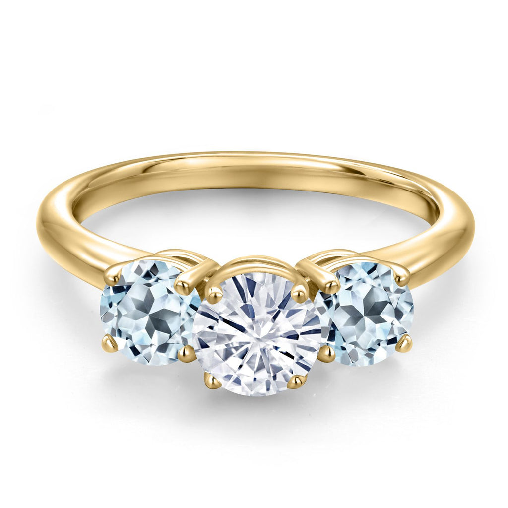 Ring in 925 Yellow Gold Plated Silver