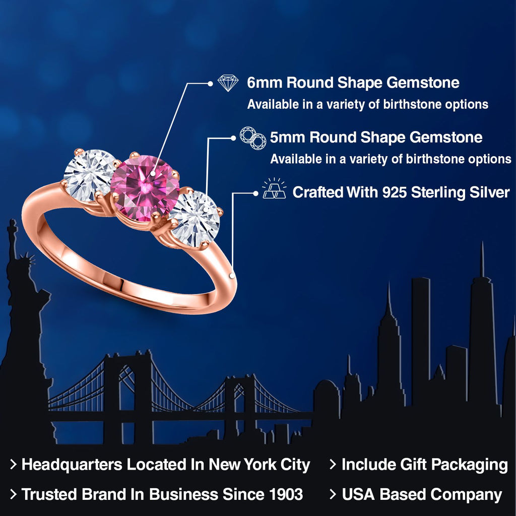 Ring in 925 Rose Gold Plated Silver