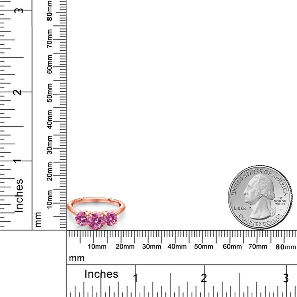 Ring in 925 Rose Gold Plated Silver