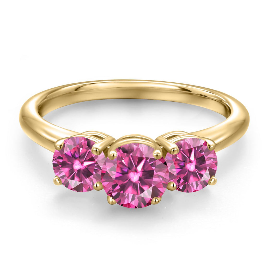 Ring in 925 Yellow Gold Plated Silver