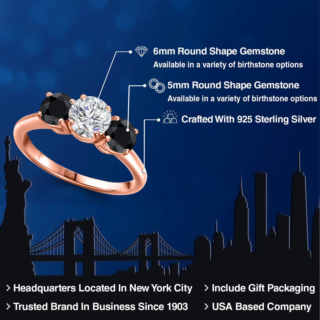 Ring in 925 Rose Gold Plated Silver