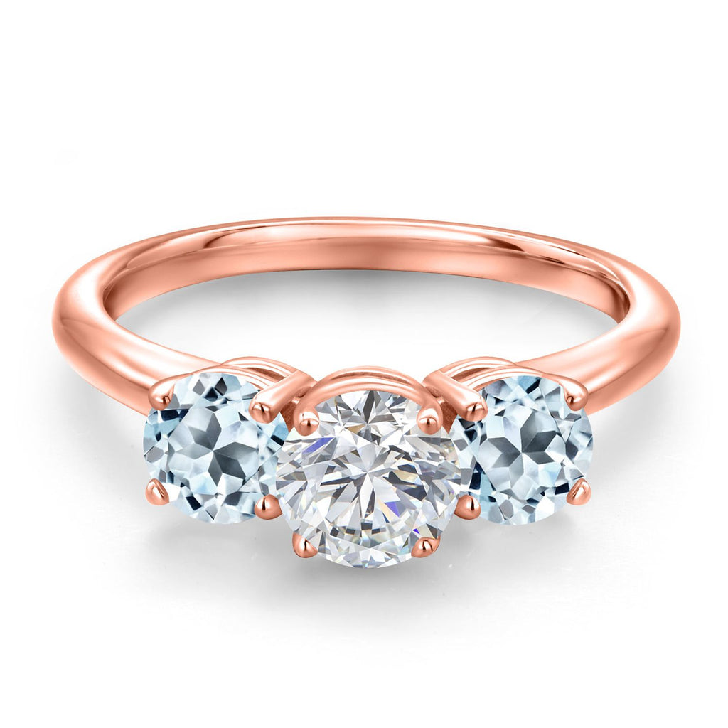 Ring in 925 Rose Gold Plated Silver