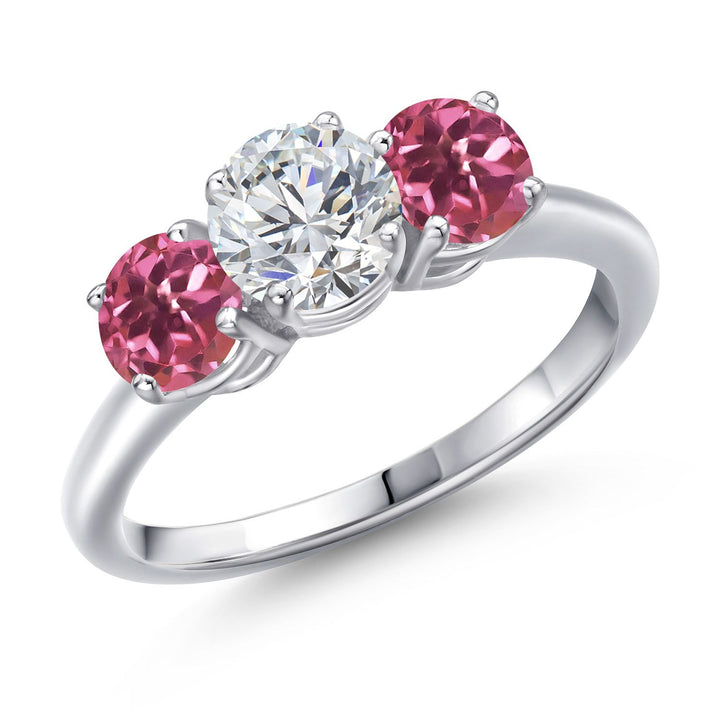 Pink Tourmaline - October_5_Ring in 925 Sterling Silver