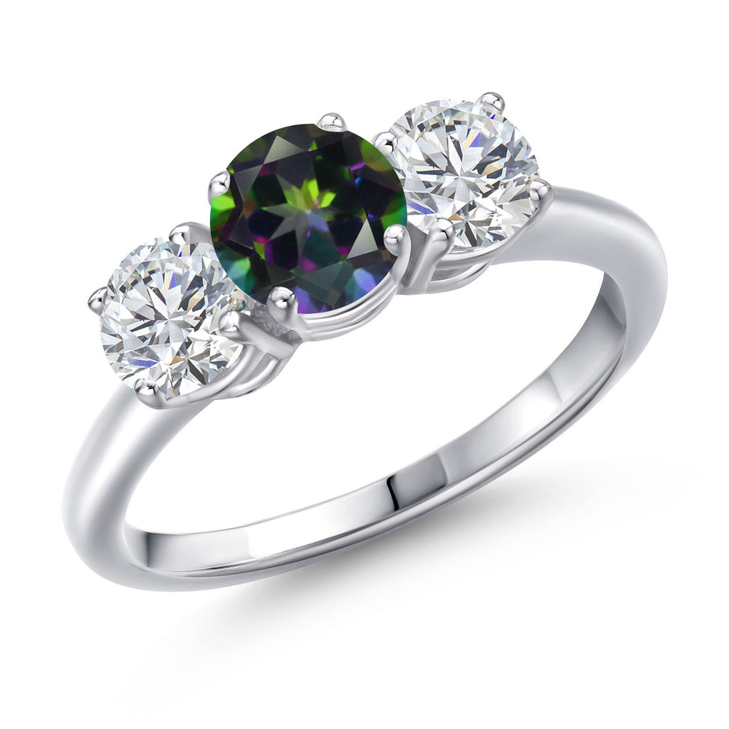 Green Mystic Topaz_9_Ring in 925 Sterling Silver