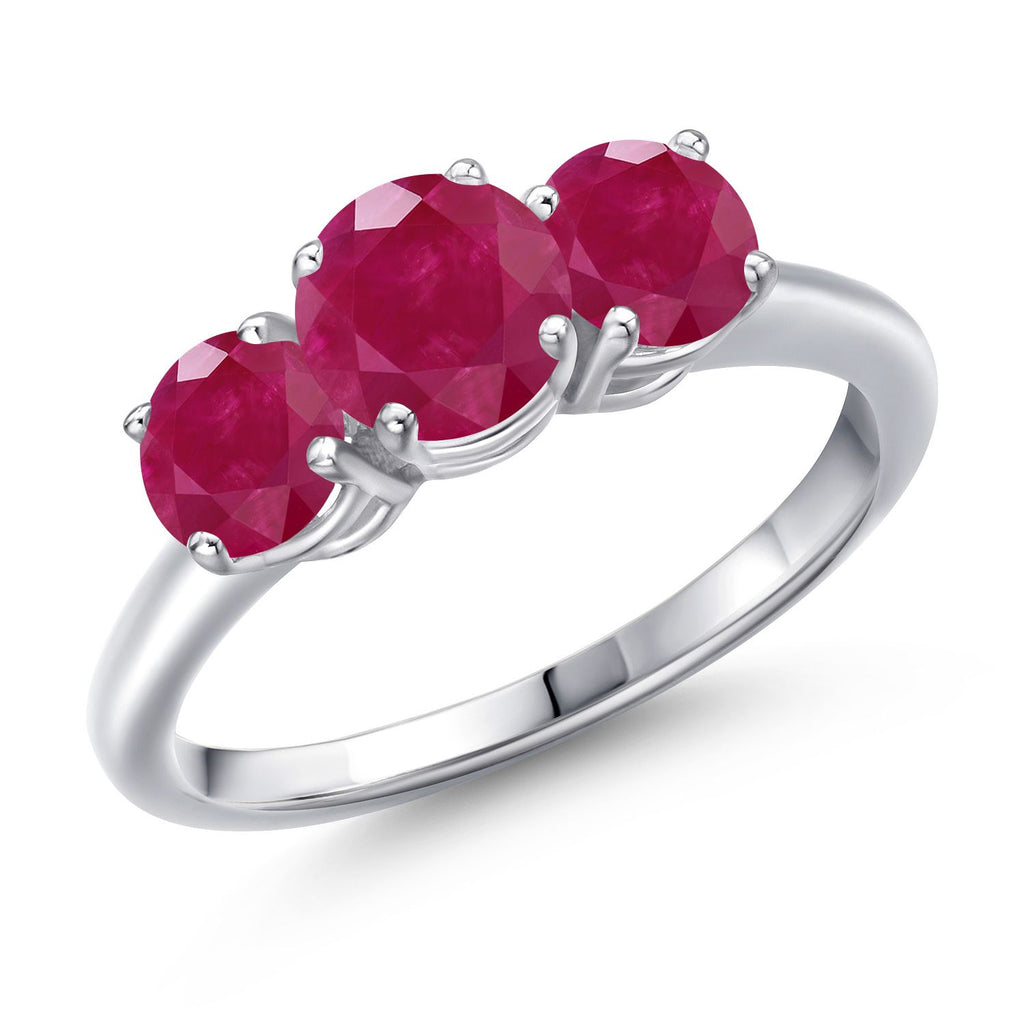 Ruby - July_9_Ring in 925 Sterling Silver