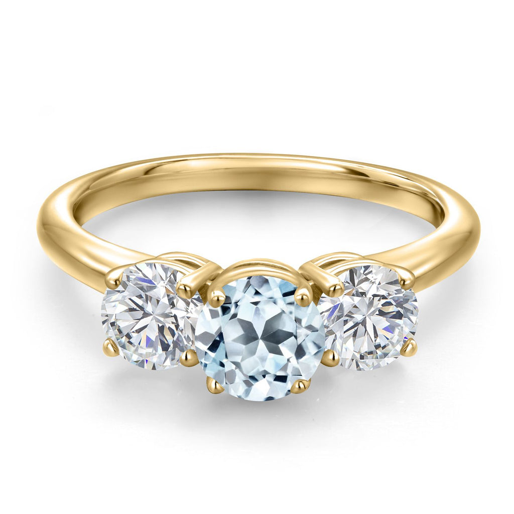 Ring in 925 Yellow Gold Plated Silver