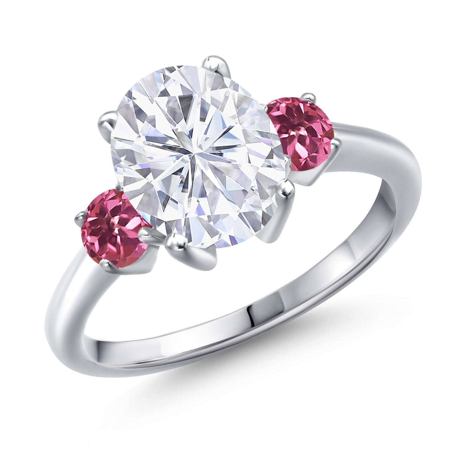 Pink Tourmaline - October_9_Ring in 925 Sterling Silver